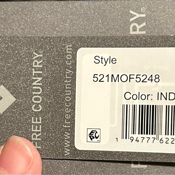 Free Country Men’s Maclear Thermo Softshell Jacket – Indigo – Size L (NWT) - Picture 8 of 10